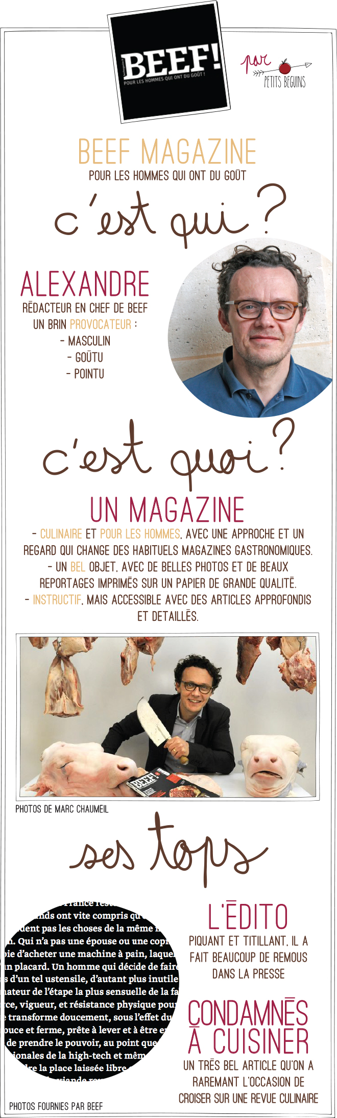 Beef Magazine - Cadeaux fête des pères - Petits Béguins