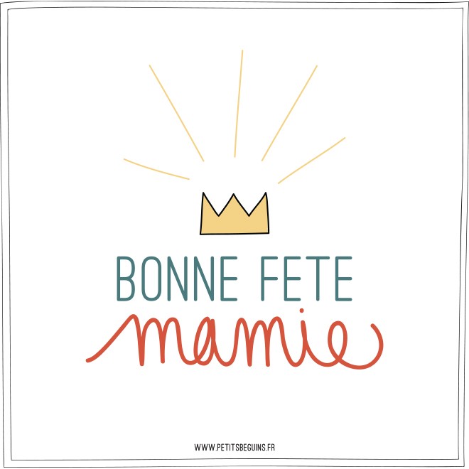 Fête des Mamies - Illustration - Petits Béguins