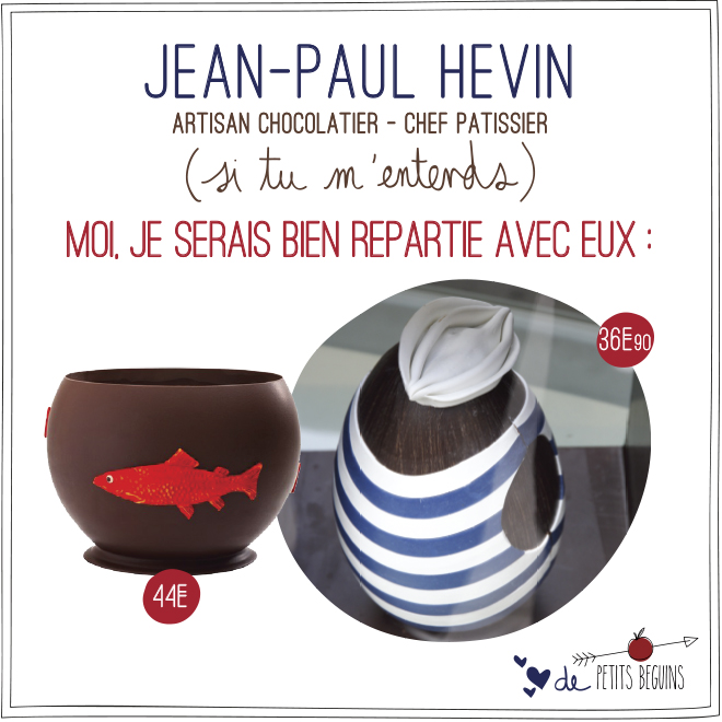 Jean-Paul Hevin - Vitrine Pâques Chocolat - Petits Béguins