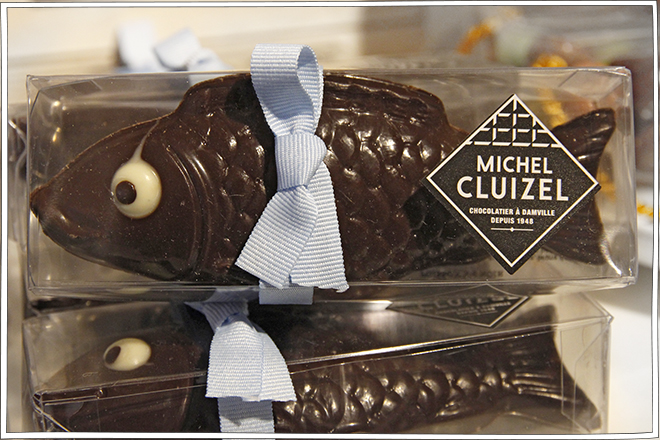 Michel Cluizel - Vitrine Pâques Chocolat - Petits Béguins