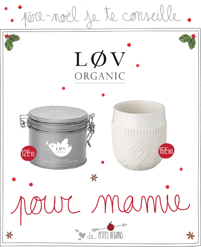 Cadeaux de Noël pour sa mamie - Lov Organic - Petits Béguins