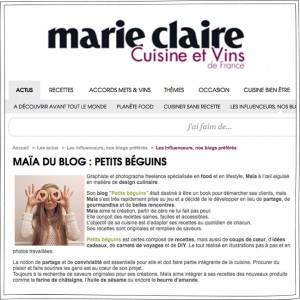 Cuisine et Vins de France - Presse - Petits Béguins