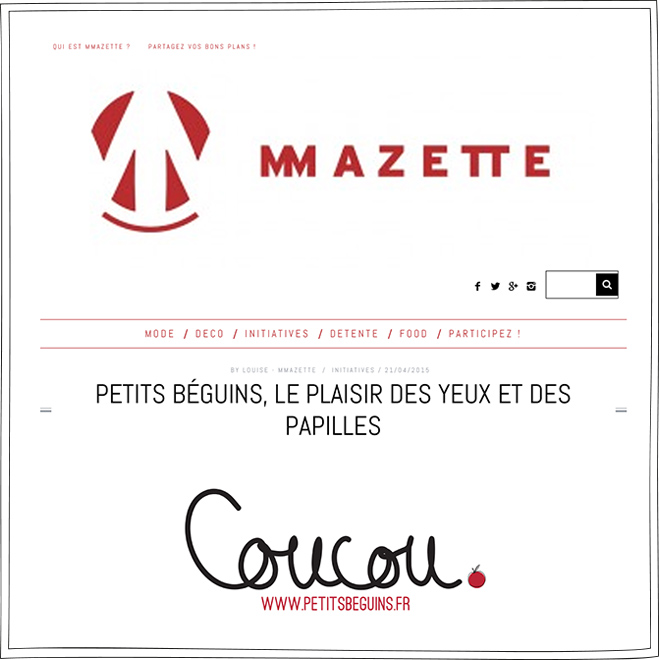 MMazette - Presse - Petits Béguins