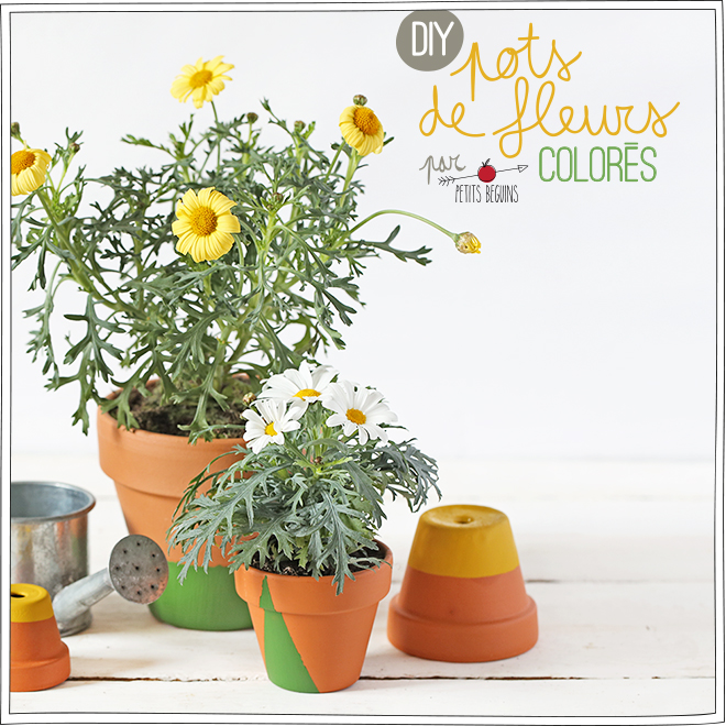 DIY - Pots de fleurs - Printemps - Petits Béguins