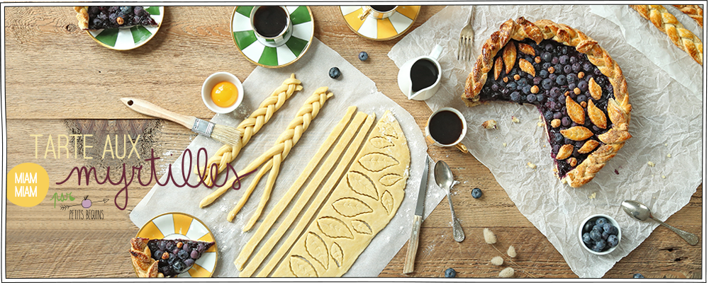 Tarte Myrtilles - Maïa Chä