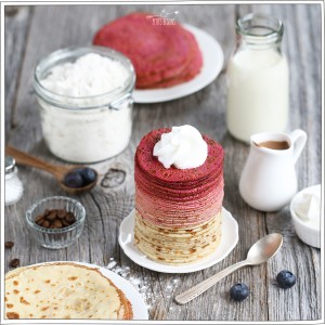Crêpes Colorées - Mardi Gras - Recette - Colorant Naturel - Petits Béguins