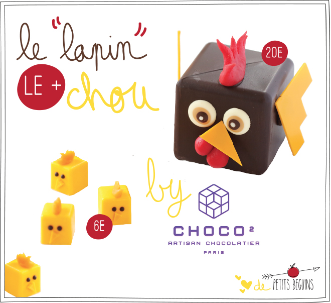 Pâques 2017 - Choco au carré - Coup de coeur - Petits Béguins