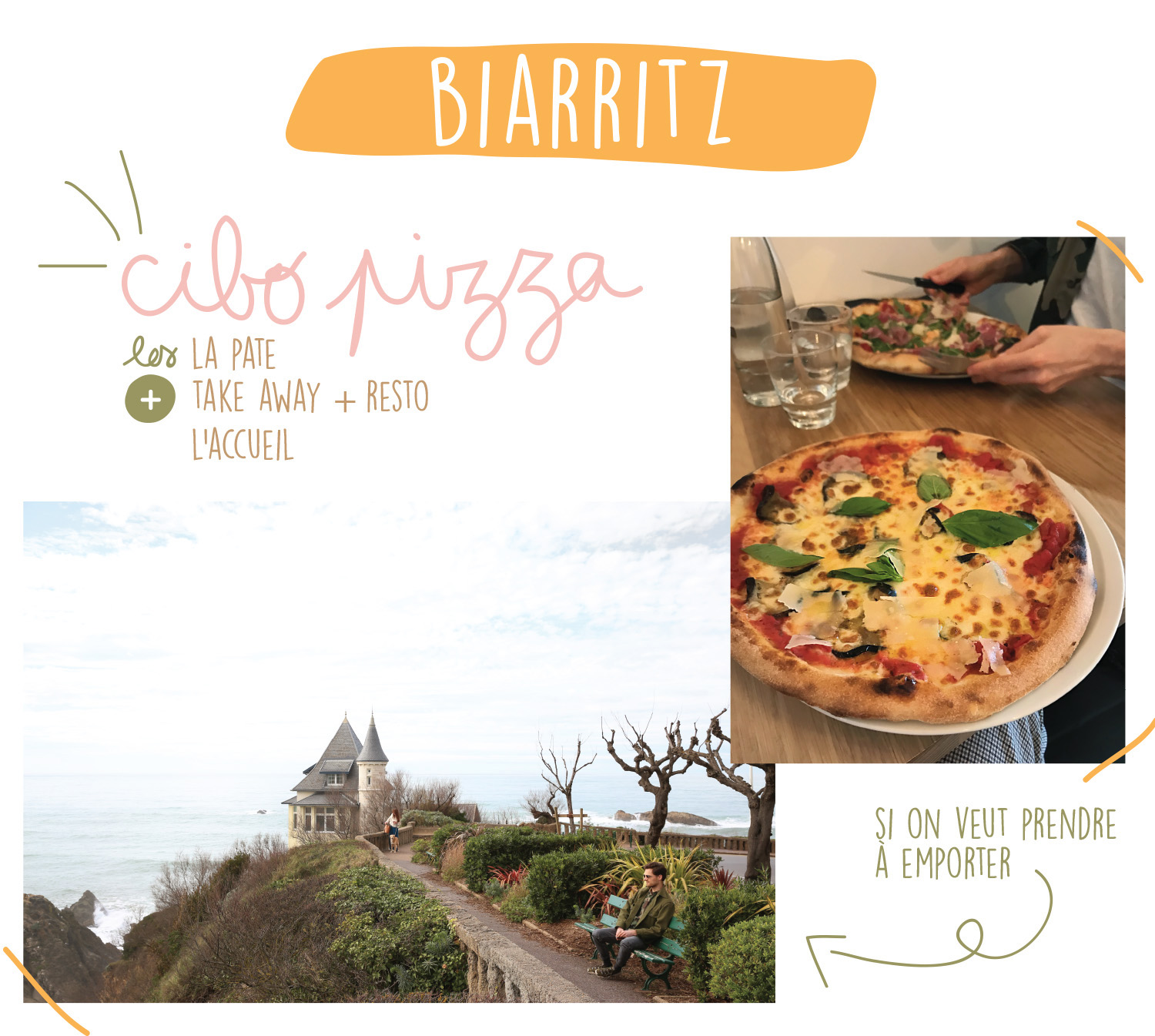 Bonne Adresse Biarritz - Cibo Pizza - Petits Béguins